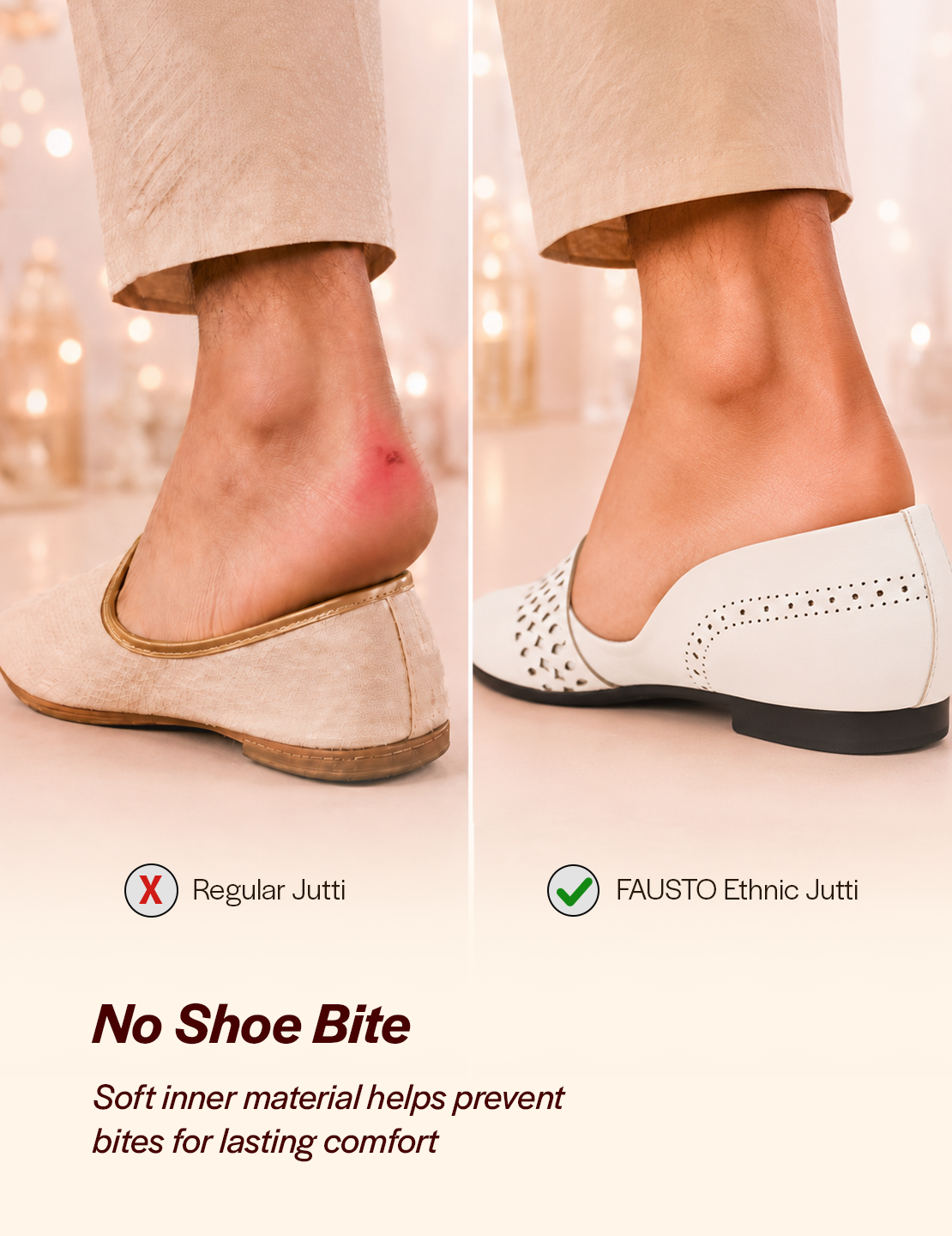Men White Laser Cut Design Side Open Broad Feet Ethnic Party Slip On Juttis and Mojaris