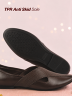 Men Brown Embossed Design Ethnic Party Slip On Juttis and Mojaris