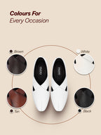 Shop Men White Embossed Design Ethnic Party Slip On Juttis and Mojaris Online.