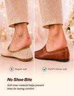 Shop Men Tan Laser Cut Design Stitched Ethnic Party Slip On Juttis and Mojaris Online.