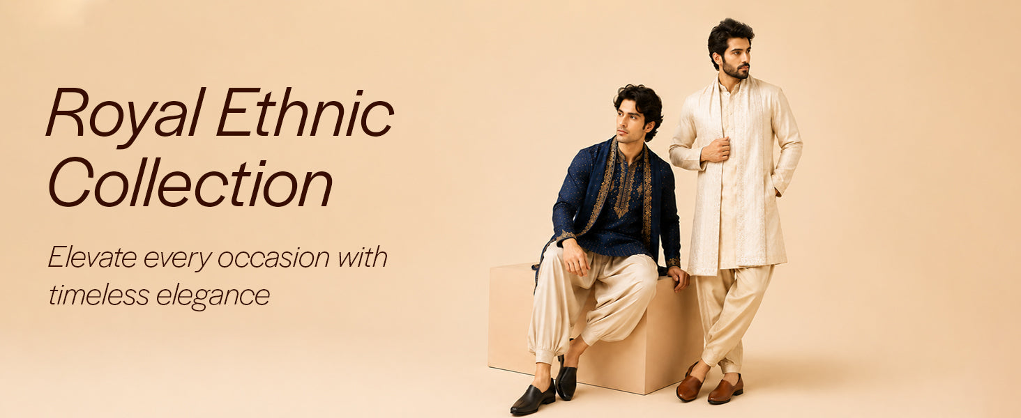 Men Tan Wedding Party Evening Occasion Ethnic Slip On Juttis and Mojaris