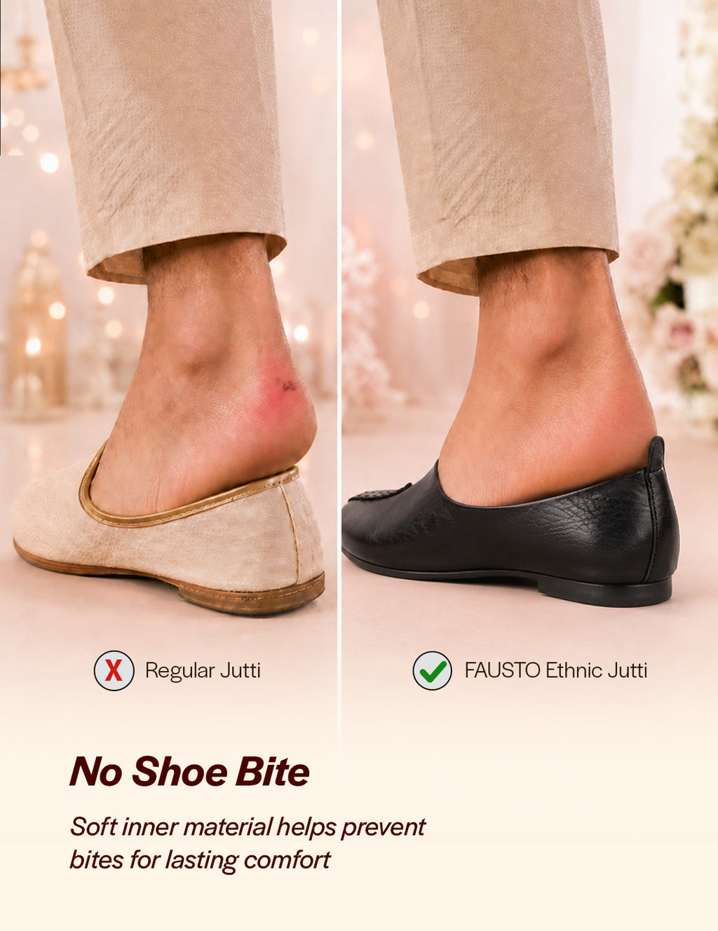 Men Black Wedding Party Evening Occasion Ethnic Slip On Juttis and Mojaris