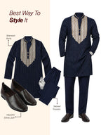 Men Black Wedding Party Evening Occasion Ethnic Slip On Juttis and Mojaris