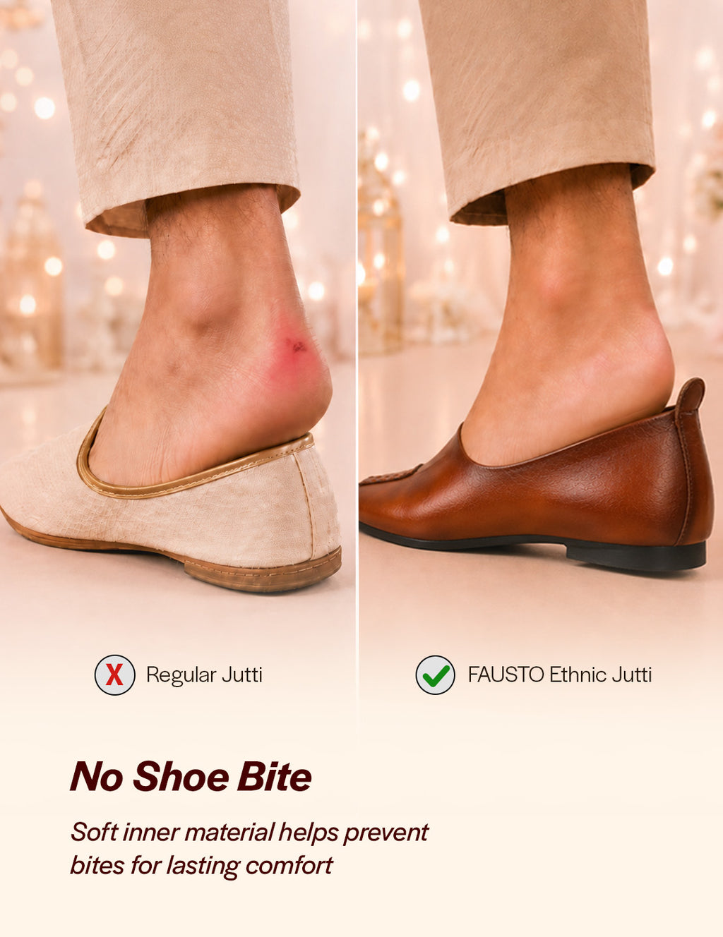 Shop Men Tan Wedding Party Evening Occasion Ethnic Slip On Juttis and Mojaris Online.