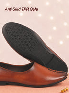 Shop Men Tan Wedding Party Evening Occasion Ethnic Slip On Juttis and Mojaris Online.