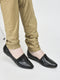 Men Black Wedding Party Evening Broad Feet Ethnic Slip On Juttis and Mojaris