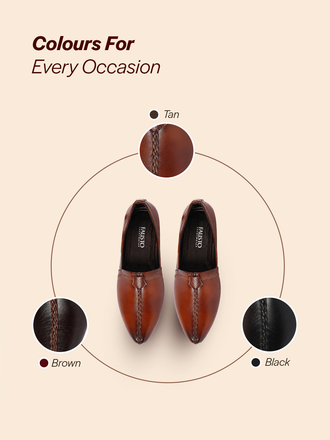 men tan wedding party evening broad feet ethnic slip on juttis and mojaris