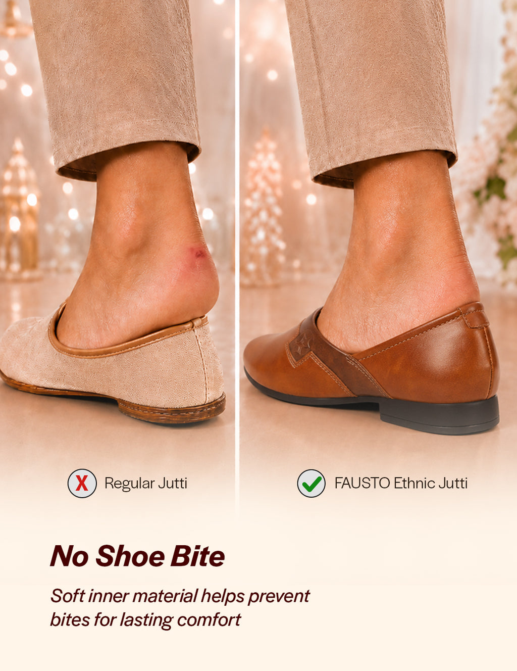 Shop Men Tan Wedding Party Evening Ethnic Colorblocked Slip On Juttis and Mojaris Online.