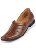 Men Brown Ethnic Wedding Party Laser Cut Design Slip On Juttis and Mojaris