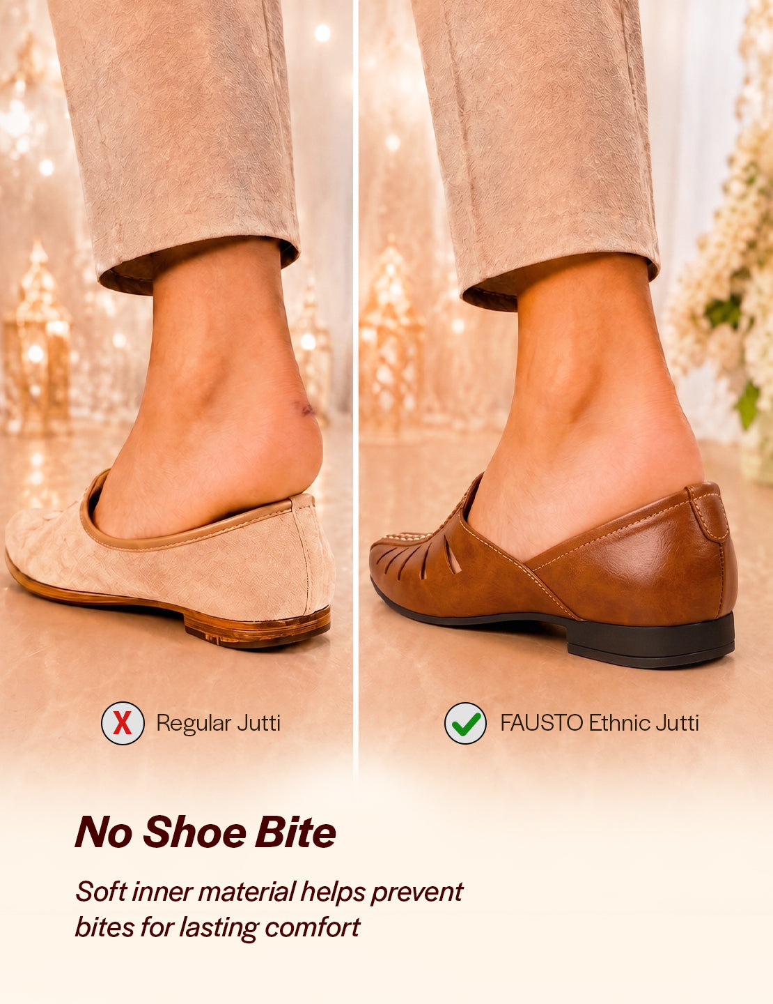shop men tan ethnic wedding party laser cut design slip on juttis and mojaris online.