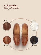 shop men tan ethnic wedding party laser cut design slip on juttis and mojaris online.
