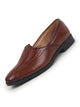 Men Tan Broad Feet Traditional Wedding Slip On Ethnic Juttis and Mojaris|Party Slip On Evening Shoes|Striped Textured Mojaris