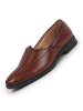 Men Tan Broad Feet Traditional Wedding Slip On Ethnic Juttis and Mojaris|Party Slip On Evening Shoes|Striped Textured Mojaris