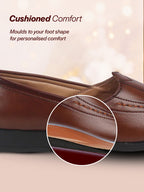 shop men tan broad feet traditional wedding slip on ethnic juttis and mojaris|party slip on evening shoes|striped textured mojaris online.