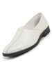 Men White Party Ethnic Patent Textured Print Slip On Juttis and Mojaris|Wedding Slip On Shoes|Evening Comfort Insole Mojaris