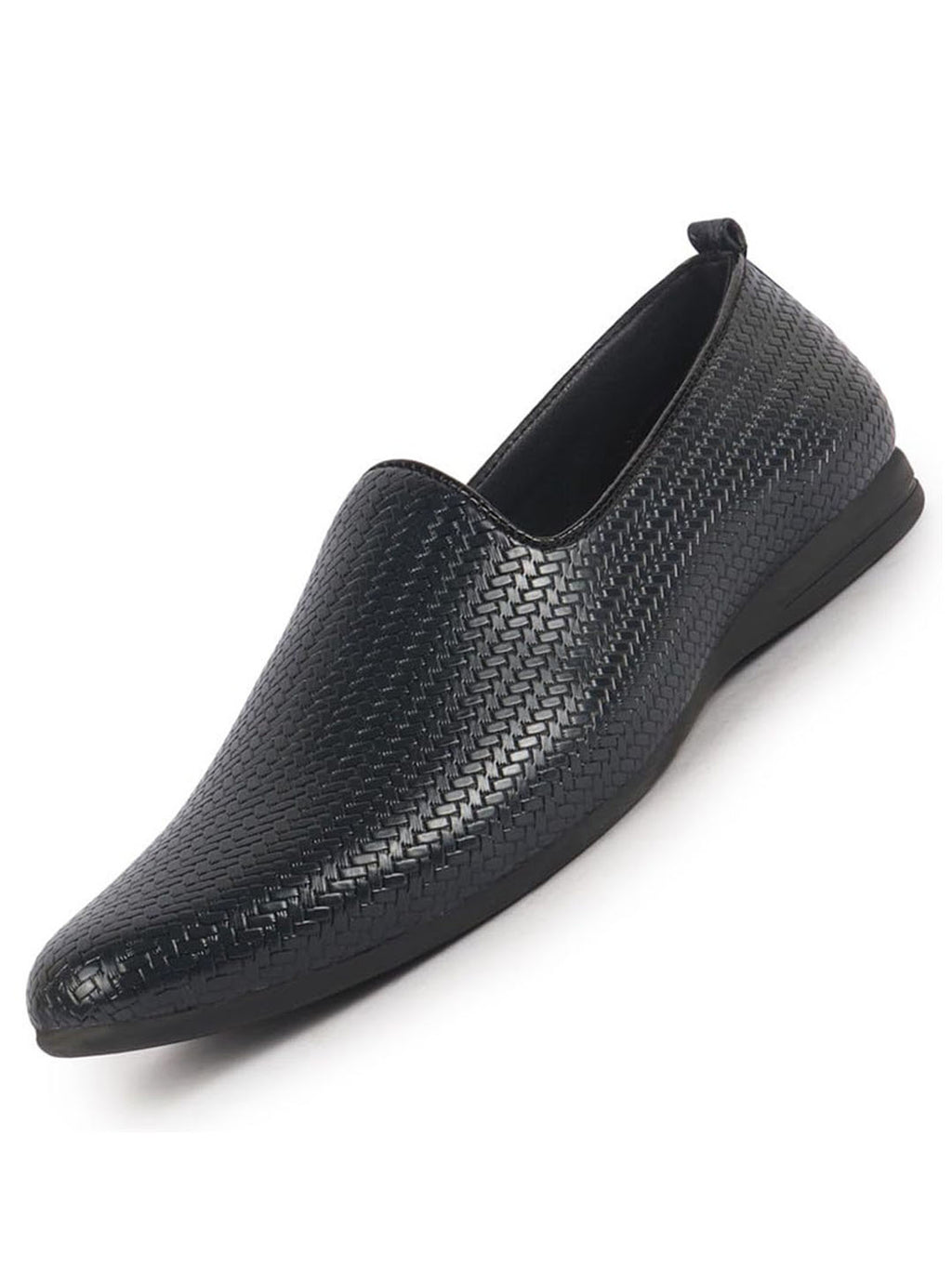 Men Olive Textured Ethnic Round Toe Juttis and Mojaris for Wedding|Festive Slip-On For Kurtas|Traditional Sherwani Shoes