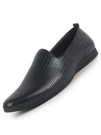 Men Olive Textured Ethnic Round Toe Juttis and Mojaris for Wedding|Festive Slip-On For Kurtas|Traditional Sherwani Shoes