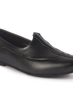 men black breathable traditional wedding slip on ethnic juttis and mojaris|party slip on evening shoes|striped mojaris