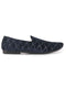 Men Navy Blue Shimmering Velvet Ethnic Juttis and Mojaris for Wedding|Slip On Shoes|Festive Kurta Slip On Shoes