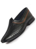 Men Black Breathable Traditional Wedding Slip On Ethnic Juttis and Mojaris|Party Slip On Evening Shoes|Traditinal Kurta Shoes