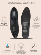 Men Black Textured Ethnic Round Toe Juttis and Mojaris for Wedding|Party Slip-On|Traditional Kurtas Shoes|Festive Shoes