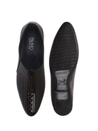 Men Brown Textured Ethnic Round Toe Juttis and Mojaris for Wedding|Party Slip-On|Traditional Kurtas Shoes|Festive Shoes