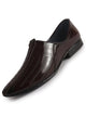 Men Tan Textured Ethnic Round Toe Juttis and Mojaris for Wedding|Party Slip-On|Traditional Kurtas Shoes|Festive Shoes