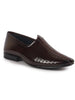 Men Tan Patent Leather Breathable Traditional Wedding Slip On Ethnic Juttis and Mojaris|Party Slip On Evening Shoes|Striped Mojaris