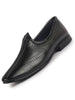 Men Black Breathable Slip On Ethnic Juttis and Mojaris for Wedding|Party Slip On Evening Shoes|Traditional Striped Mojaris