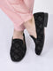 men black ethnic velvet sequin embroidered slip on juttis and mojaris for wedding|party slip-on|traditional kurtas shoes|prom slip on shoes