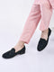 men blue ethnic velvet sequin embroidered prom slip on juttis and mojaris for wedding|party slip-on|traditional kurtas shoes|festive slip on shoes