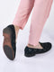 men blue ethnic velvet sequin embroidered prom slip on juttis and mojaris for wedding|party slip-on|traditional kurtas shoes|festive slip on shoes
