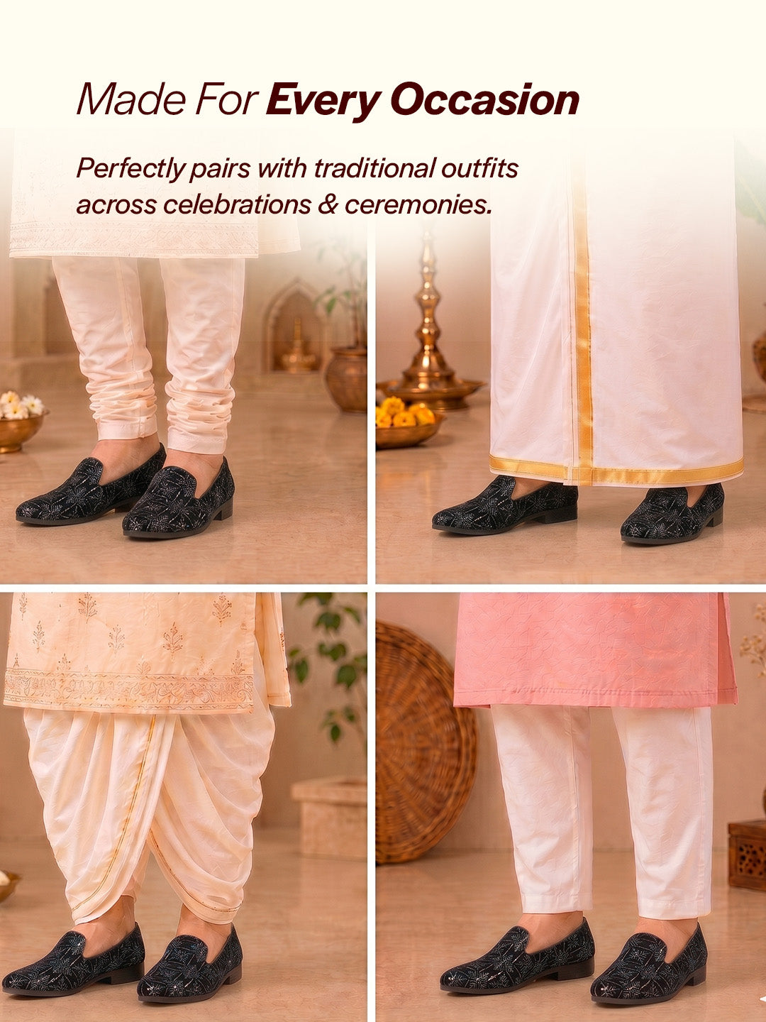 men blue ethnic velvet sequin embroidered prom slip on juttis and mojaris for wedding|party slip-on|traditional kurtas shoes|festive slip on shoes