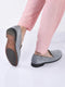 men grey ethnic velvet sequin embroidered prom slip on juttis and mojaris for wedding|party slip-on|traditional kurtas shoes|festive slip on shoes
