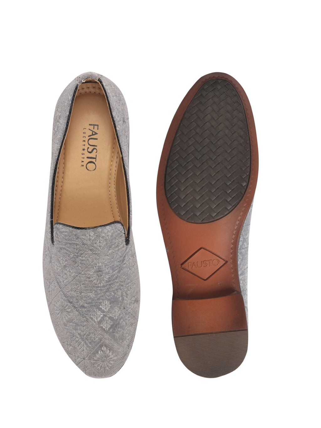 Men Grey Ethnic Velvet Sequin Embroidered Prom Slip On Juttis and Mojaris for Wedding|Party Slip-On|Traditional Kurtas Shoes|Festive Slip On Shoes