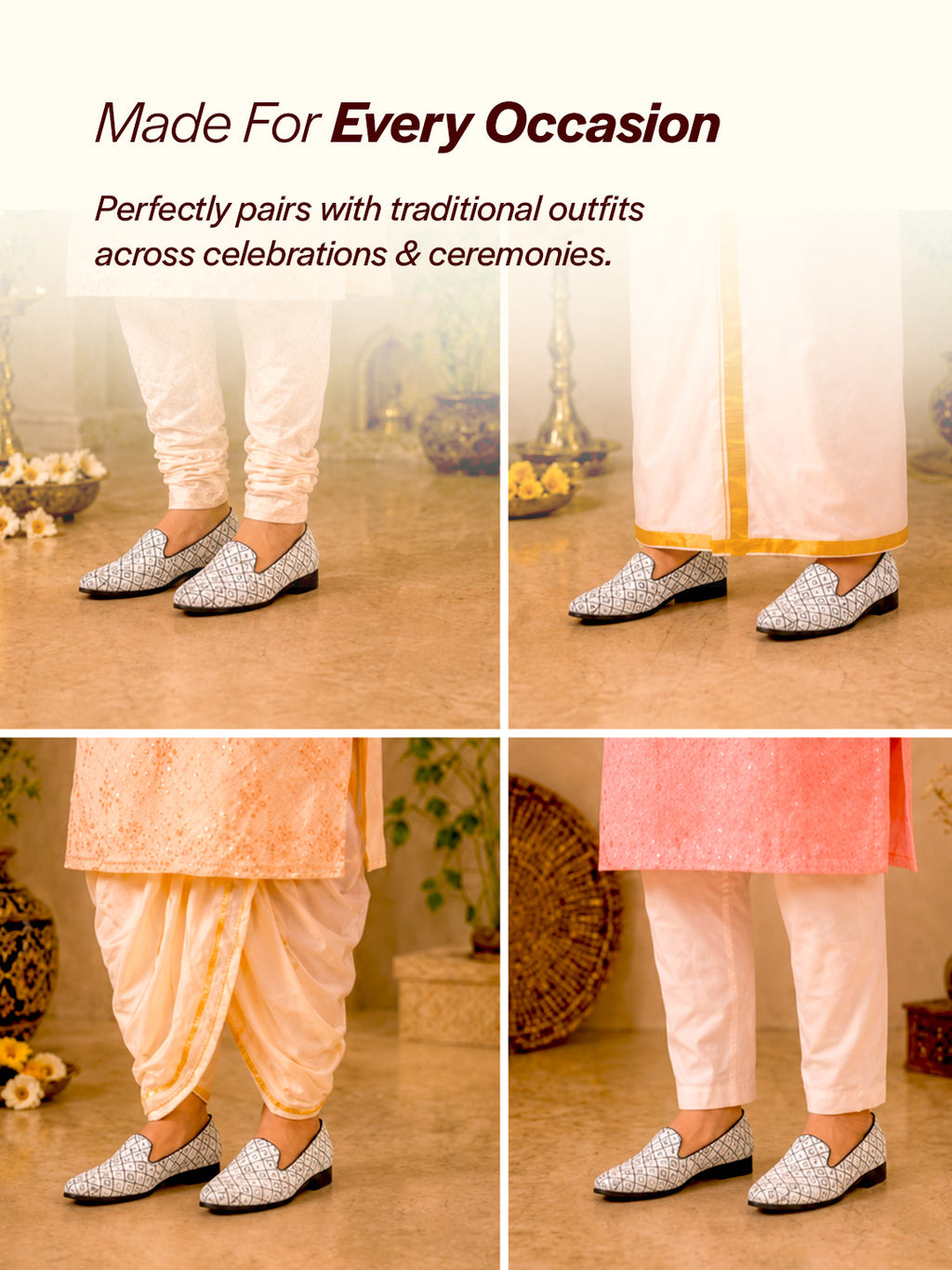 sherwani shoes for men