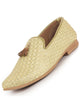 Men Cream Embellished Sequine Tassel Traditional Jutti and Mojaris|Handcrafted Designer Loafers|Wedding Slip-On Party Ethnic Shoes