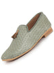 Men Grey Embellished Sequine Tassel Traditional Jutti and Mojaris|Handcrafted Designer Loafers|Wedding Slip-On Party Ethnic Shoes