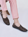 men brown perforated side stitched ethnic round toe juttis and mojaris for wedding|flexible anti skid sole|pathani kurta slip on shoes