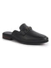 Men Black Back Open Horsebit Buckle Party Slip On Shoe for Wedding|Ethnic Prom Slip On Shoes|Formal Shoes For Traditional Festive Kurta