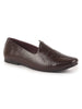 Men Brown Perforated Traditional Ethnic Juttis and Mojaris | Laser-Cut Slip-On Shoe | Ideal for Weddings, Parties and Office