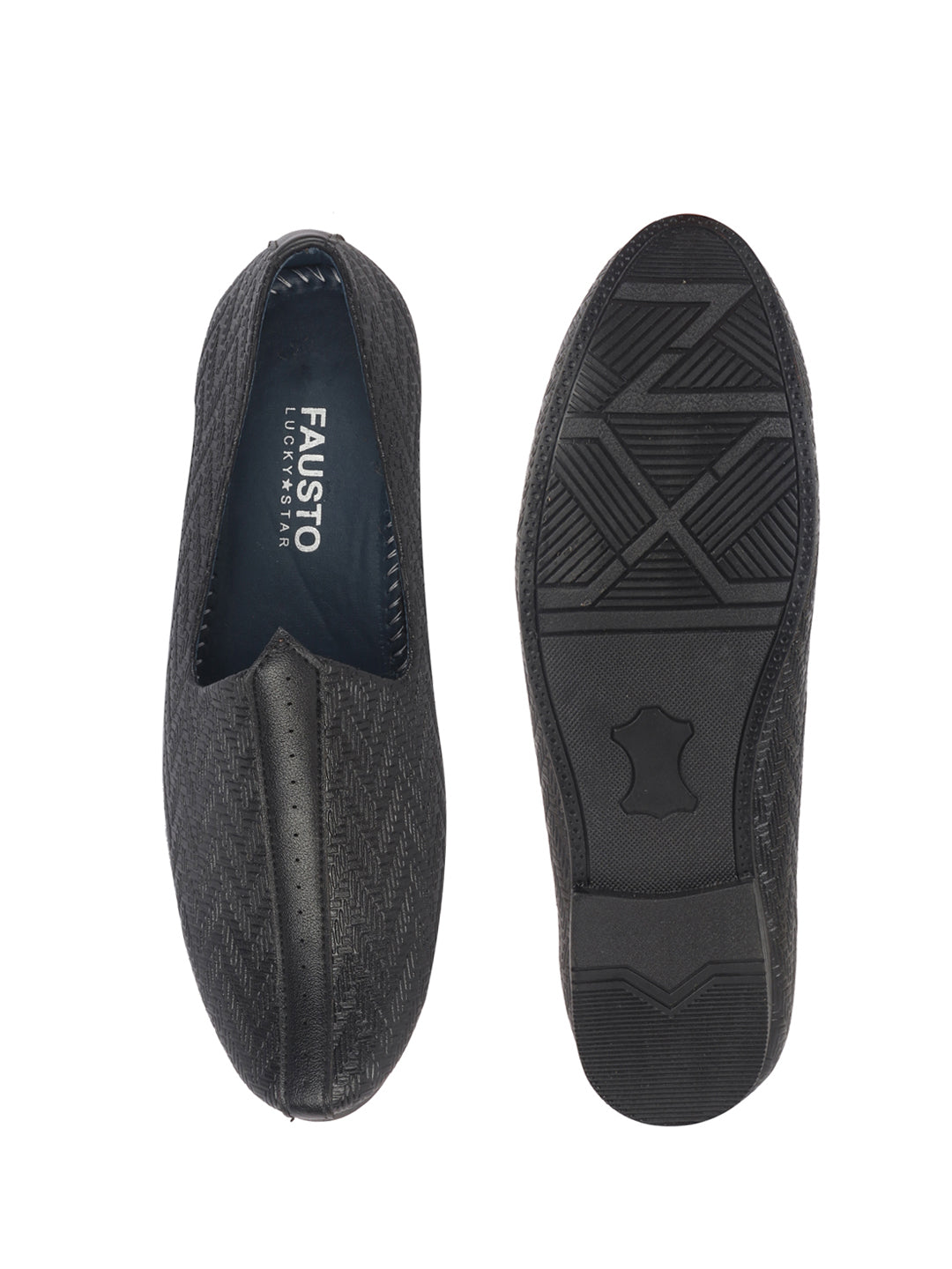 men black wedding festive ethnic slip-on juttis and mojari | embossed design shoe with memory cushioned insole