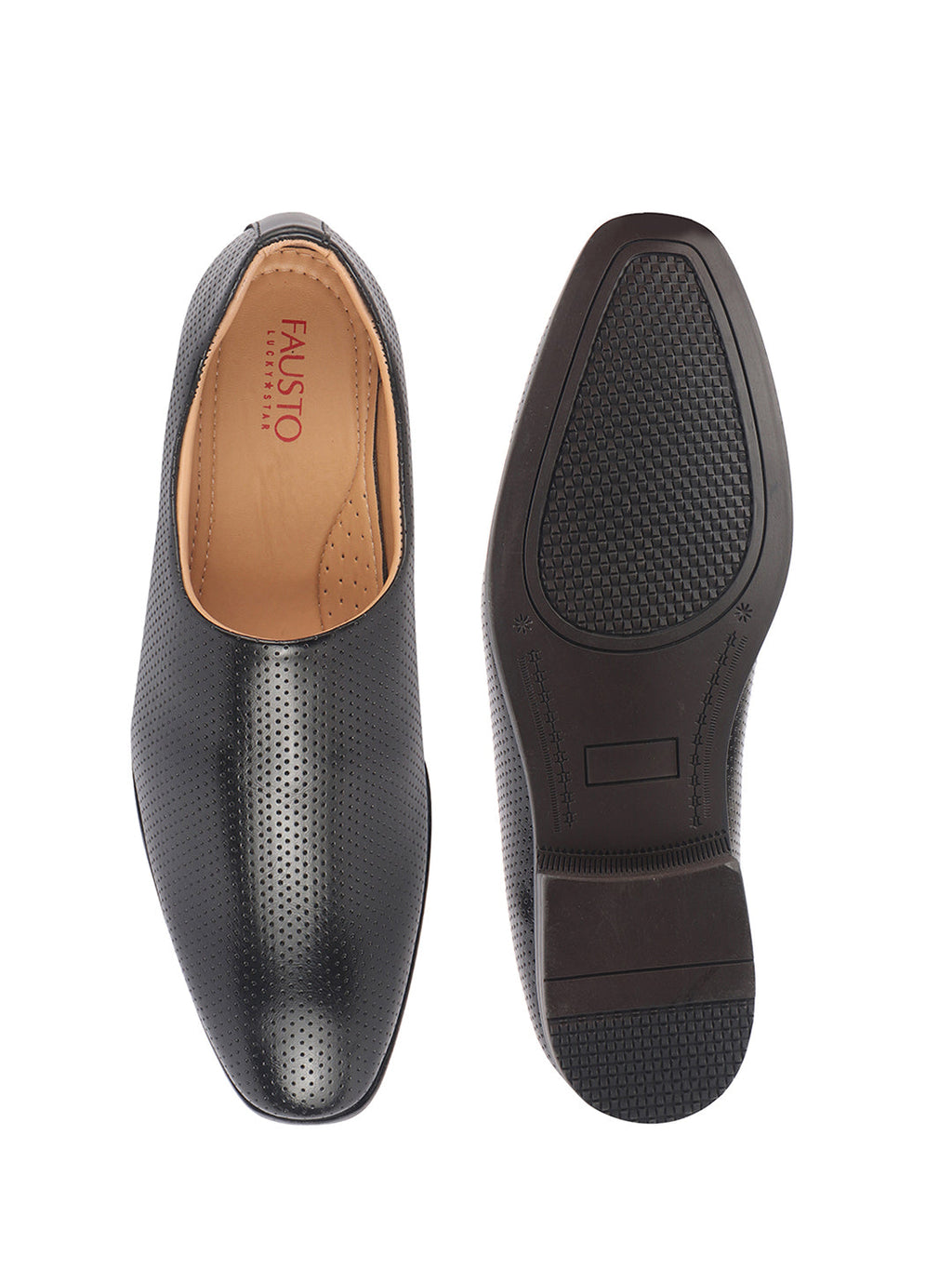 men black ethnic wedding juttis and mojaris for traditional kurta pajama|perforated party evening slip-on shoes|formal office shoes with cushioned insole