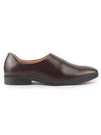 men brown ethnic wedding juttis and mojaris for traditional kurta pajama|perforated party evening slip-on shoes|formal office shoes with cushioned insole