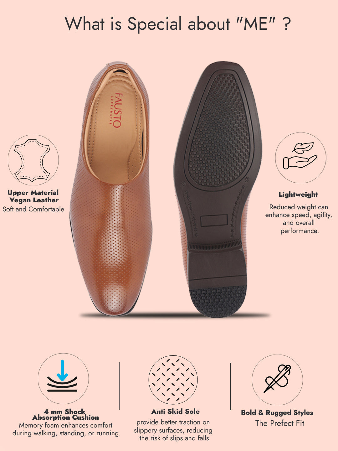 men tan ethnic wedding juttis and mojaris for traditional kurta pajama|perforated party evening slip-on shoes|formal office shoes with cushioned insole