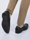 men black ethnic wedding juttis and mojaris for traditional sherwani|perforated evening party stitched slip-on shoes|formal office shoes with cushioned insole