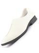 Men White Ethnic Wedding Juttis and Mojaris for Traditional Sherwani|Perforated Evening Party Stitched Slip-On Shoes|Formal Office Shoes with Cushioned Insole