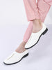 Men White Ethnic Wedding Juttis and Mojaris for Traditional Sherwani|Perforated Evening Party Stitched Slip-On Shoes|Formal Office Shoes with Cushioned Insole