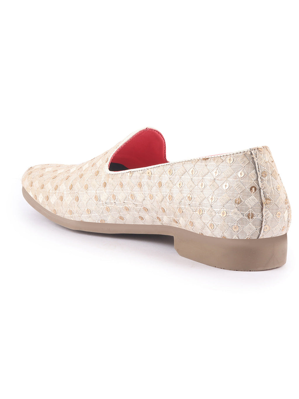 men white embroidered sequin ethnic slip-on juttis and mojaris with anti skid sole|traditional loafer sherwani shoes for wedding, reception, party, sangeet and festive outfits