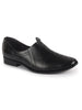 Men Black Laser Cut Ethnic Slip On Juttis and Mojaris for Wedding | Prom Slip-On Shoes with Soft Cushioned Insole | Traditional Kurtas Shoes | Flexible TPR Sole